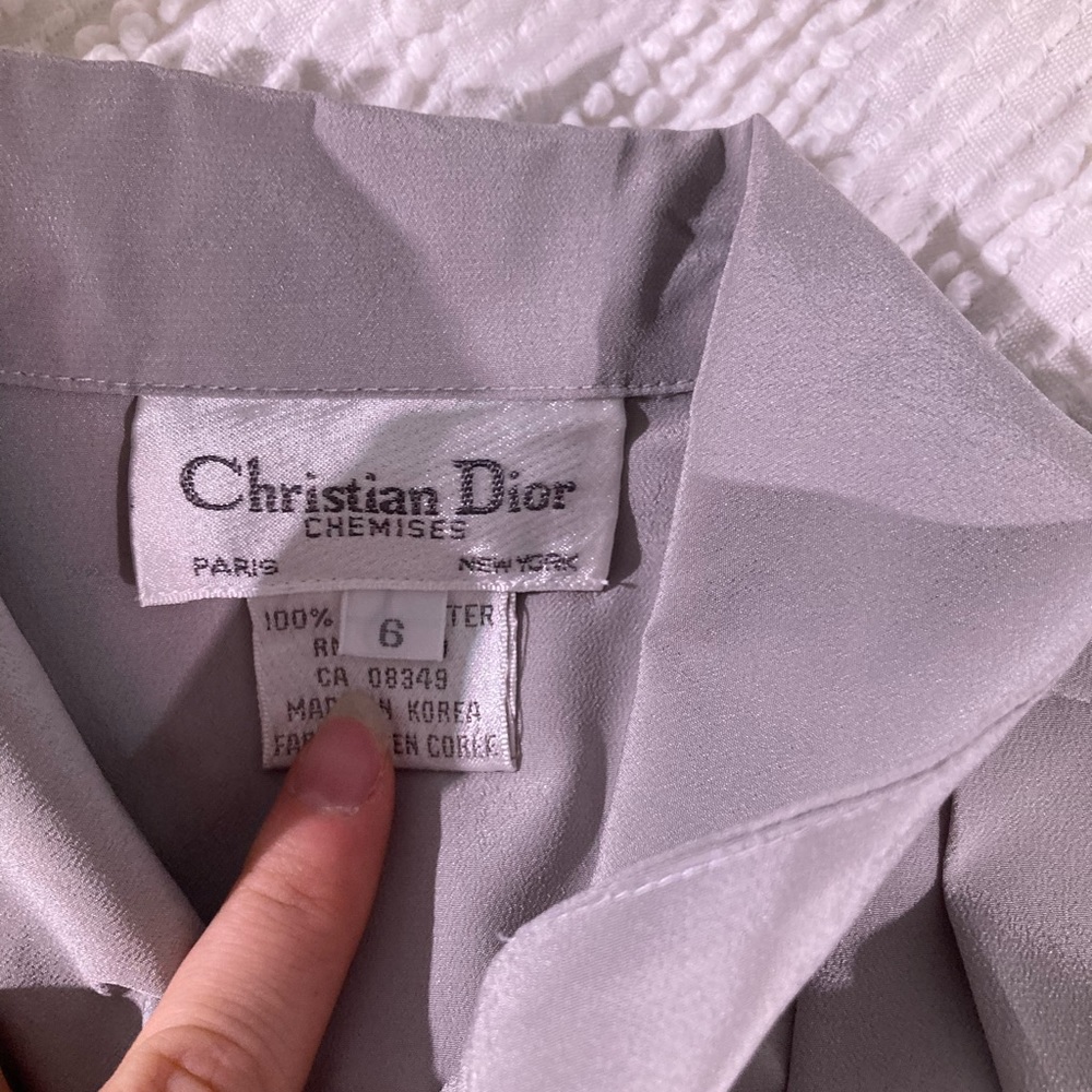 Christian Dior Short Sleeve Dress Shirt